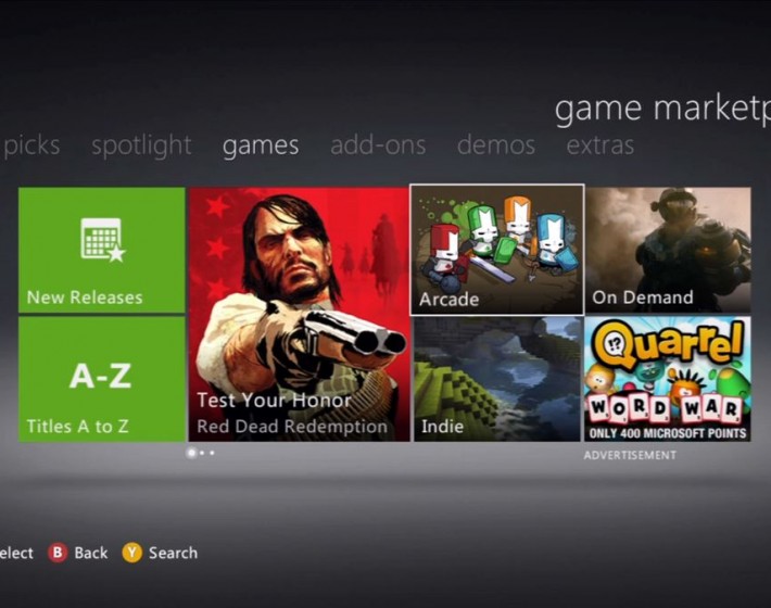 Microsoft quer rever preços de jogos na Xbox LIVE