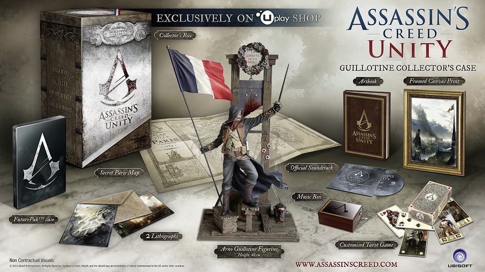 Confira os conteúdos das edições especiais de Assassin's Creed: Unity
