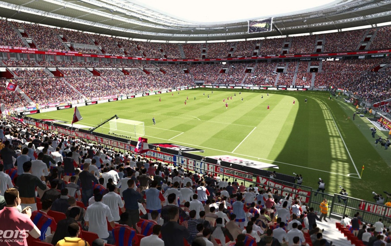 Game stadium. Pro Evolution Soccer 2015. Стадион игра. Игра в футбол на стадионе. Фото с стадиона игры по футболу.