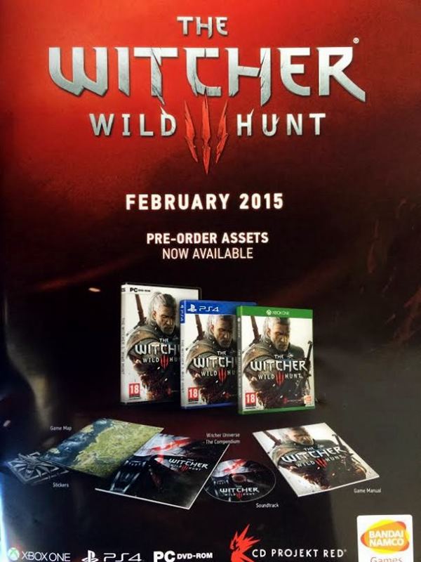 The Witcher 3 chegará com brindes como mapas e trilha sonora