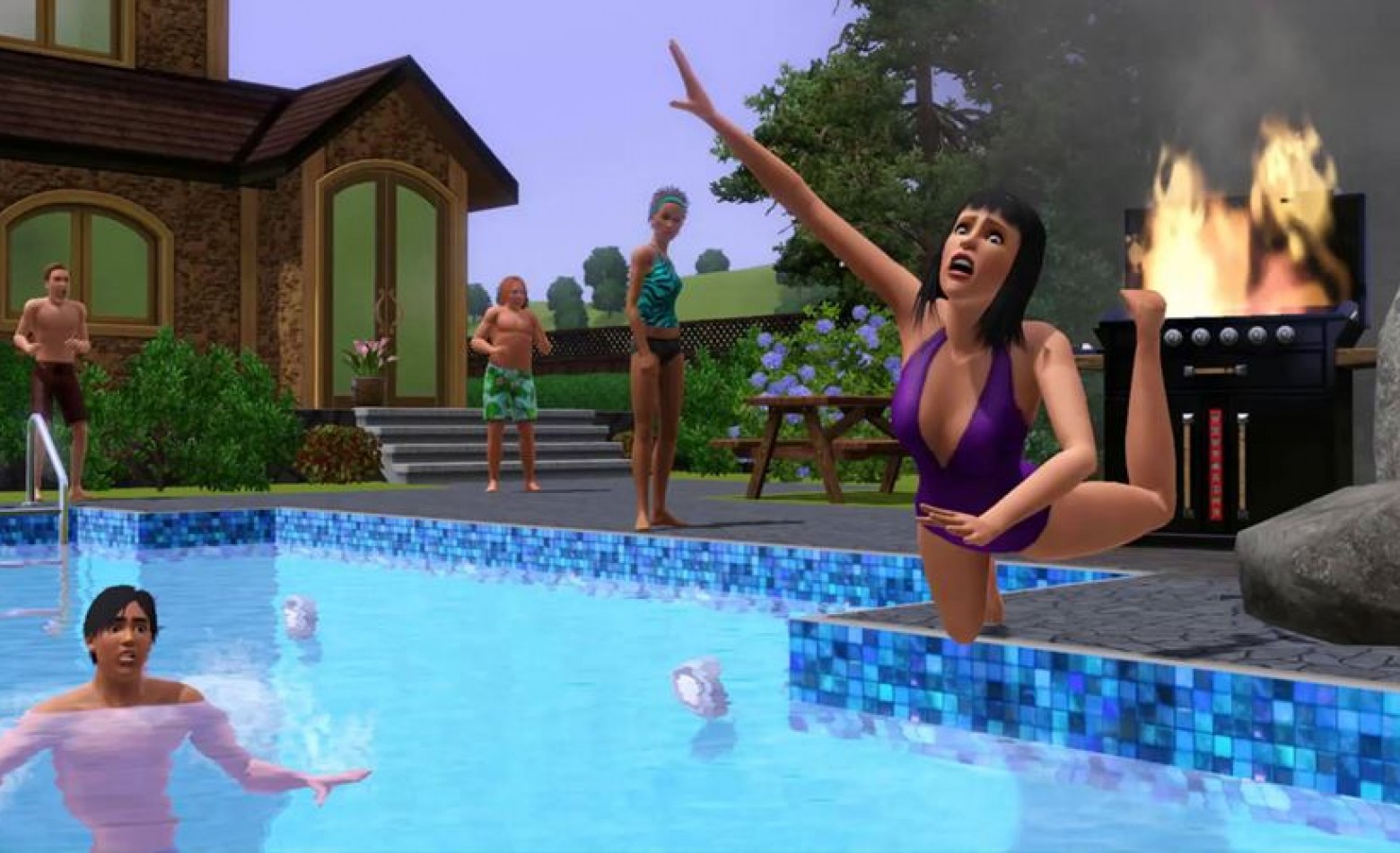 As piscinas vão voltar a The Sims 4
