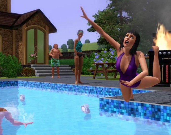Nada de mergulhos (nem assassinatos) em The Sims 4