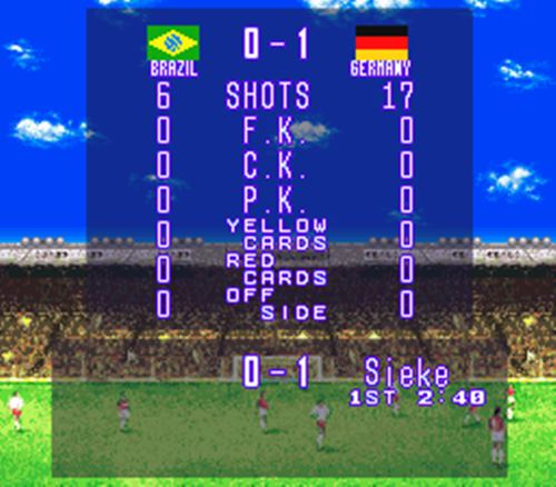 Alemanha vence o Brasil em International Superstar Soccer