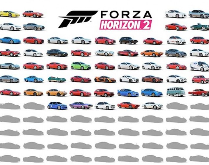 Conheça os 100 primeiros carros de Forza Horizon 2