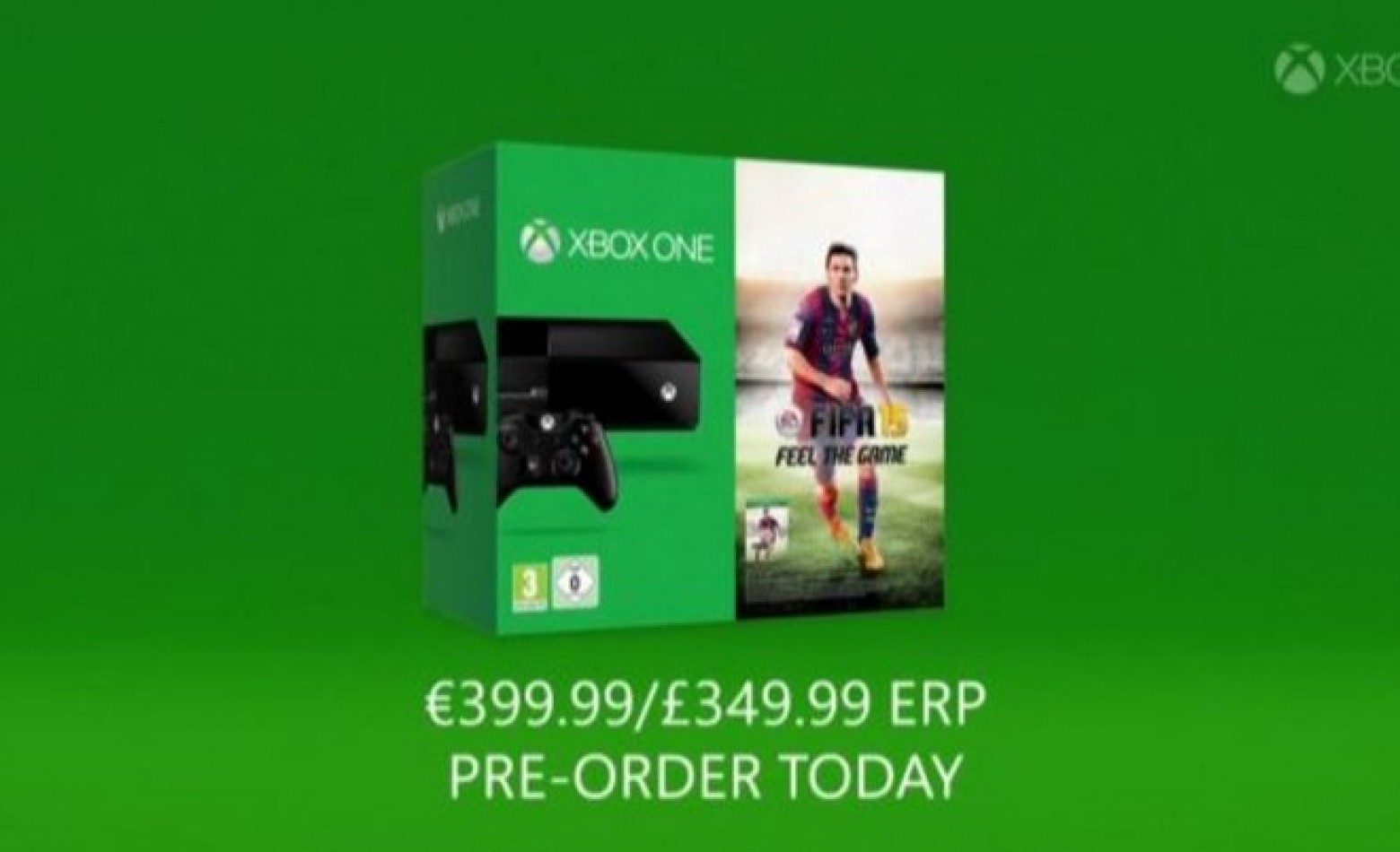 Xbox One ganhará bundle com FIFA 15 na Europa