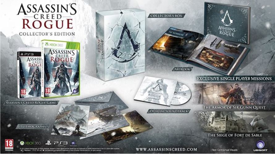 Assassin’s Creed Rogue também tem edição especial