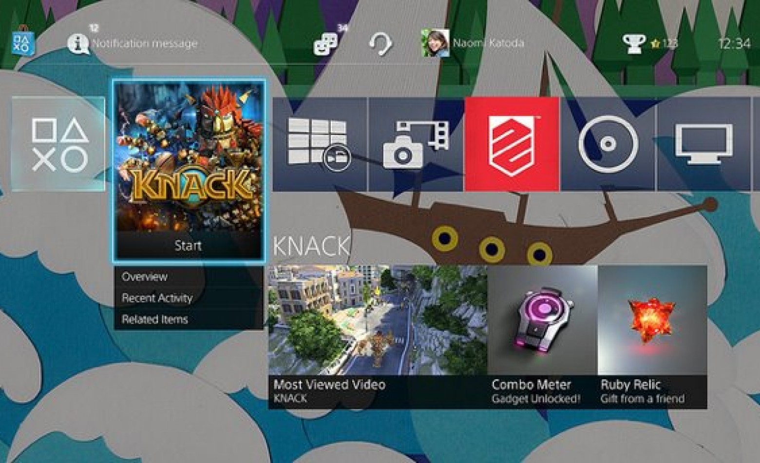 Atualização do PS4 traz player de música e fundos personalizados