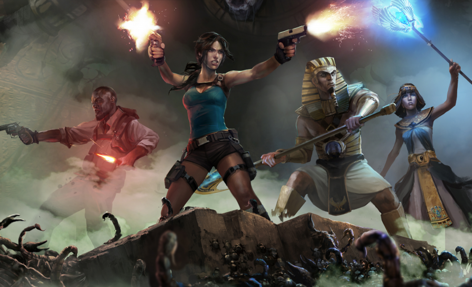 Modo coop é o grande e único atrativo em Lara Croft and the Temple of Osiris
