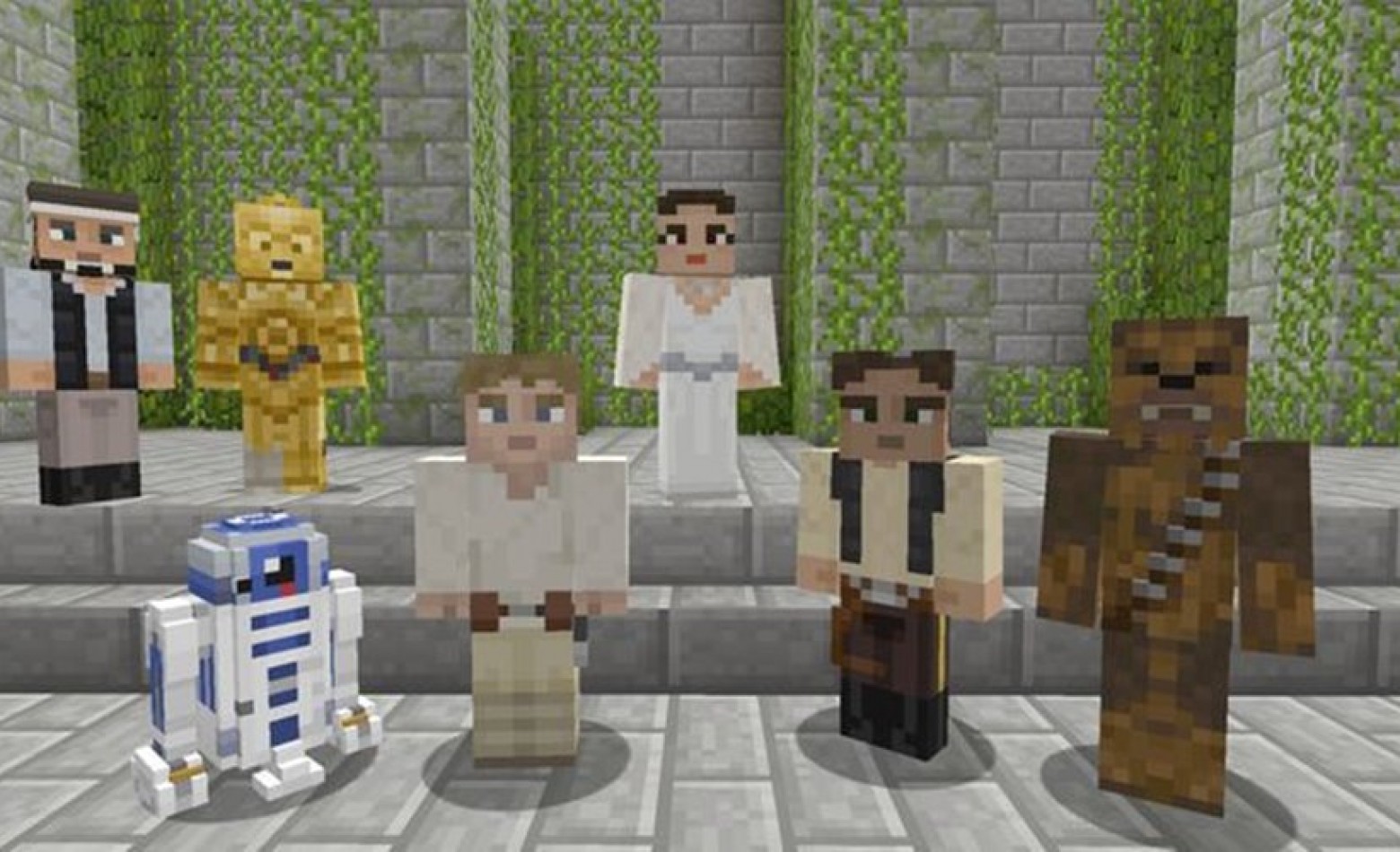 Minecraft terá DLC da trilogia clássica de Star Wars