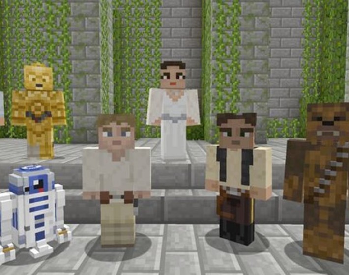 Minecraft terá DLC da trilogia clássica de Star Wars
