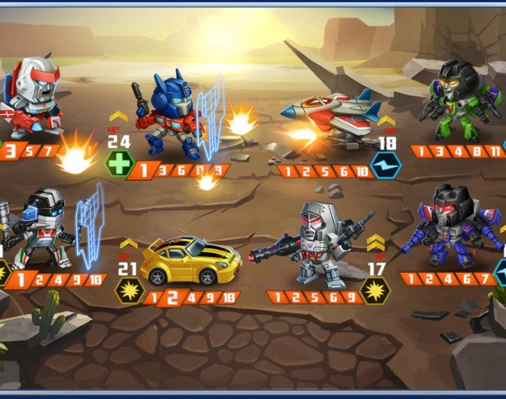 Transformers vão ganhar jogo de estratégia por turnos