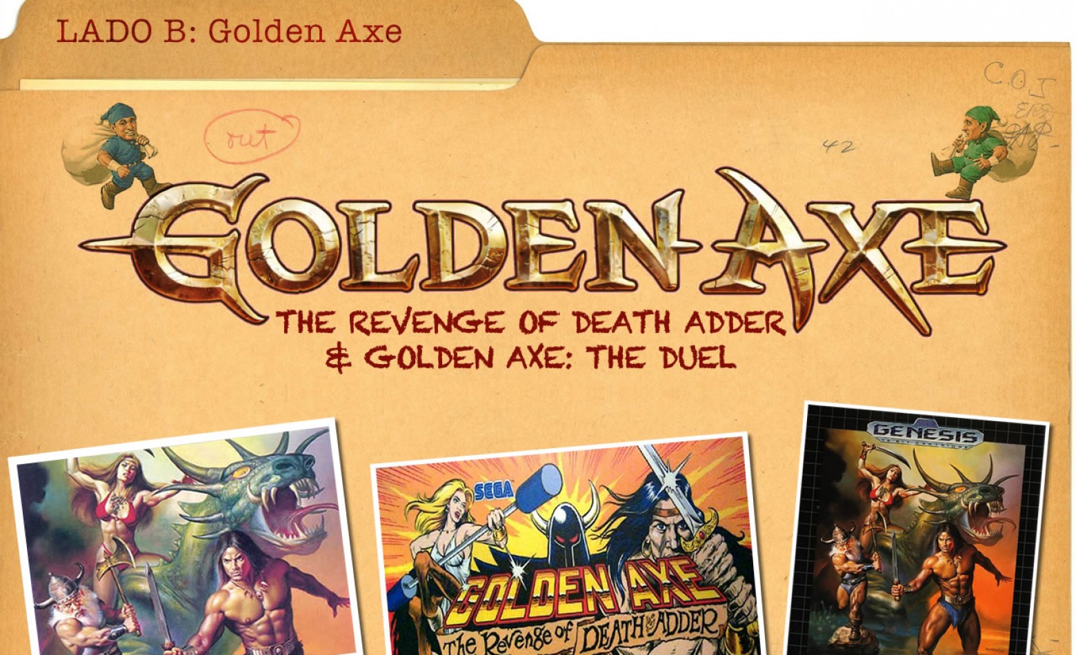 LADO B | Golden Axe: The Revenge of Death Adder & Golden Axe: The Duel