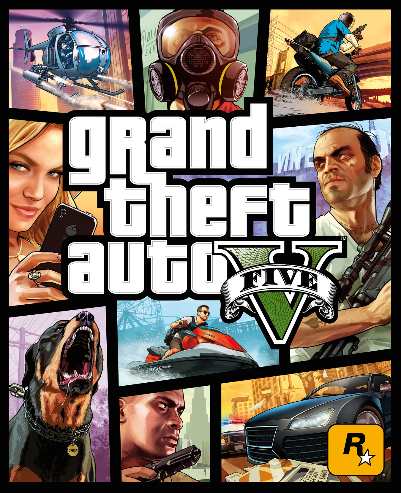 Capa de Grand Theft Auto V