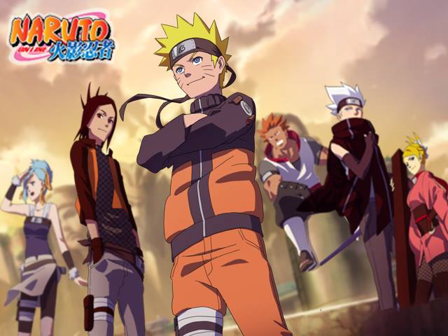 Capa de Naruto Online