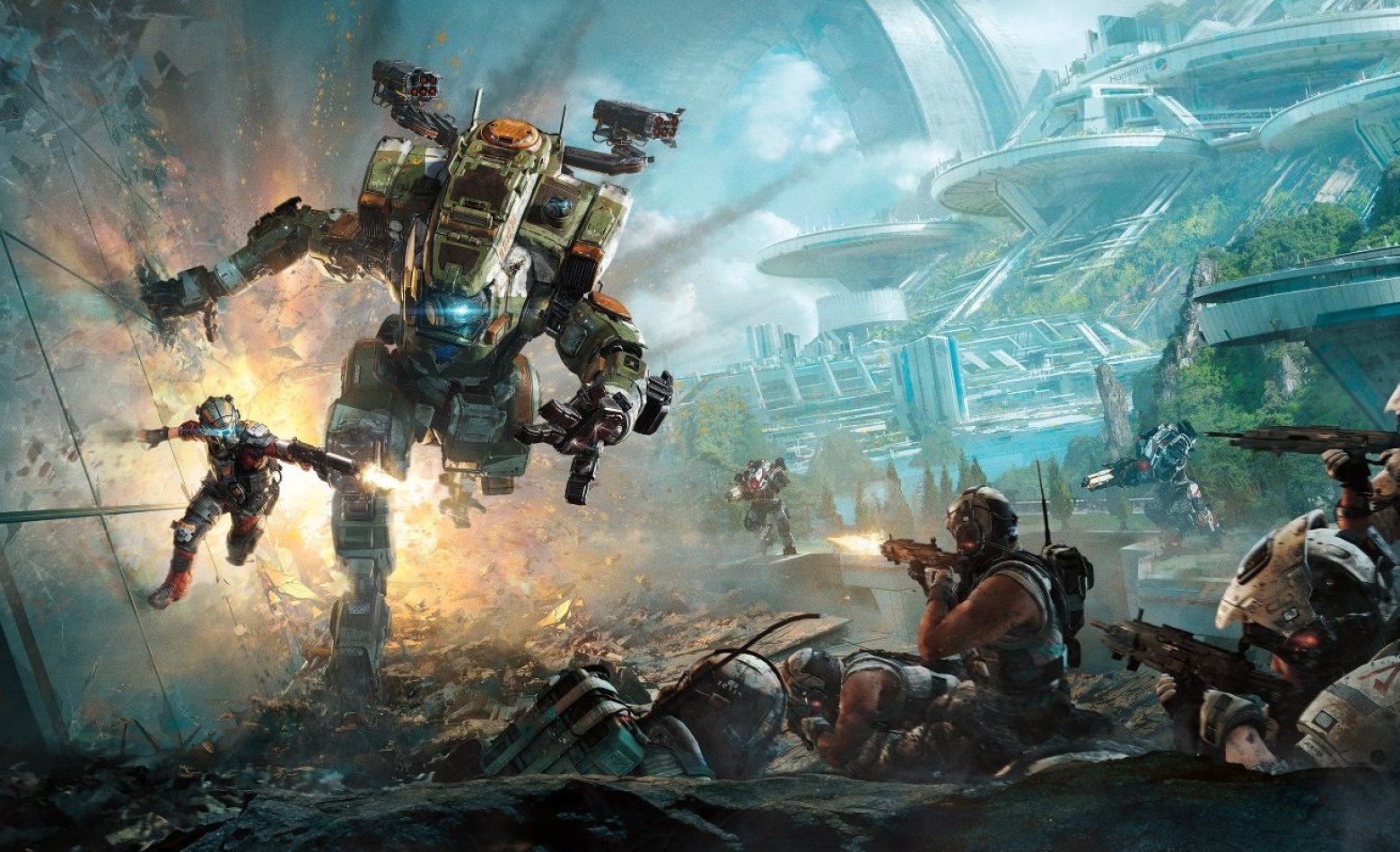 Gameplay: homem e máquina trabalham juntos em Titanfall 2