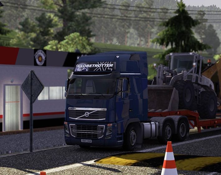 Viajando e conversando em Euro Truck Simulator 2 [Gameplay]