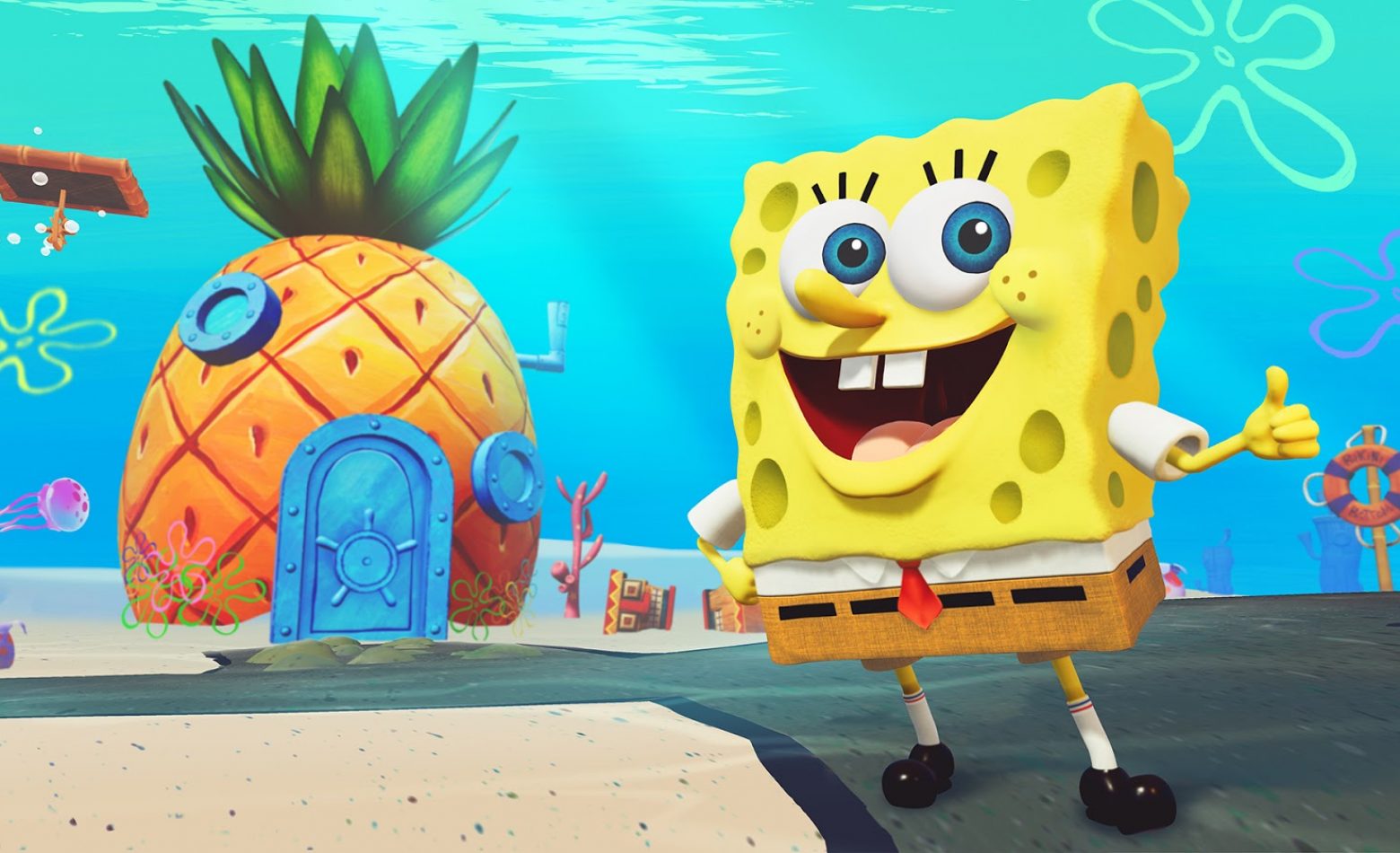 Em busca das espátulas douradas em SpongeBob SquarePants: Battle for Bikini Bottom Rehydrated [Gameplay]