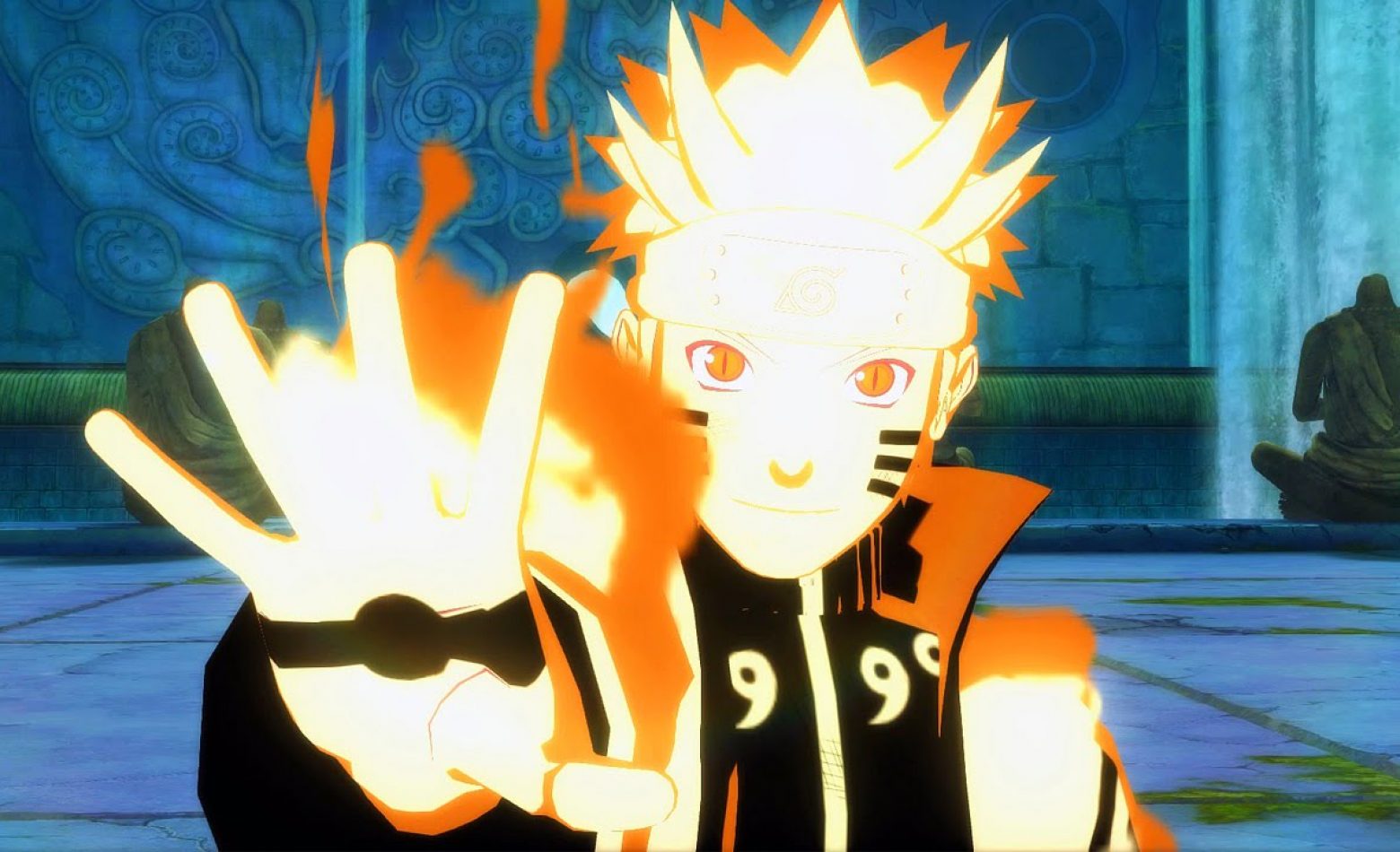 Correndo com os braços para trás em Naruto Shippuden: Ultimate Ninja Storm 4